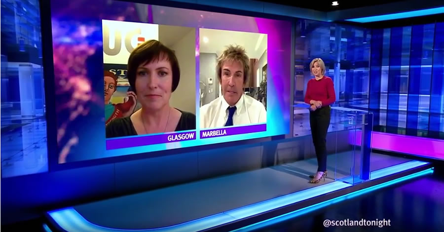 On Scotland Tonight discussing the 4 day week