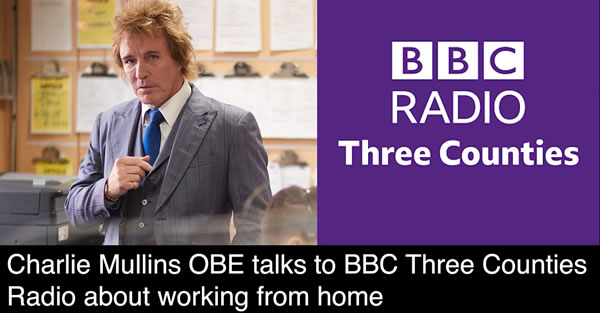 Charlie on BBC radio talking about Working From Home.