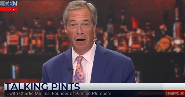 Talking pints with Nigel Farrage