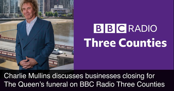 Discussing closing for The Queen's funeral
