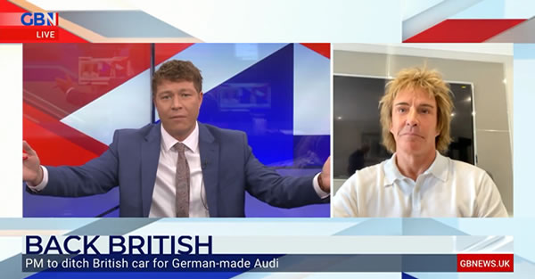 Talking about the Met dumping Jags for Audis. GB News