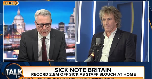 Discussing sick note Britain.